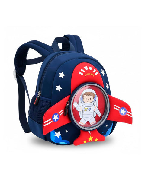 Mochila Wolfy con diseño de astronauta color azul