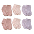 6PK calcetas Floral Treads de chenille multicolor para niña - Kinder Guatemala - calcetas 6 pack niña