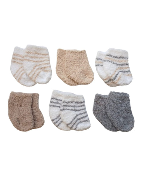 6PK calcetines Snug de chenille multicolor para niño - Kinder Guatemala - calcetines 6 pack niño