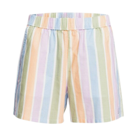 Short Blue Seven a rayas multicolor niña