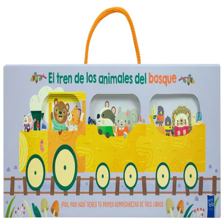 ROMPECABEZAS YOYO BOOKS - EL TREN DE LOS ANIMALES DEL BOSQUE