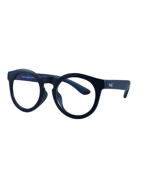 Gafas Real Shades Chill Screen irrompibles con lentes de calidad oftálmica para filtrar la luz azul color azul con funda de microfibra unisex 7+