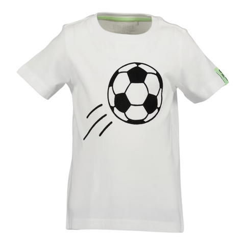 T-shirt Blue Seven manga corta estampado pelota blanco niño