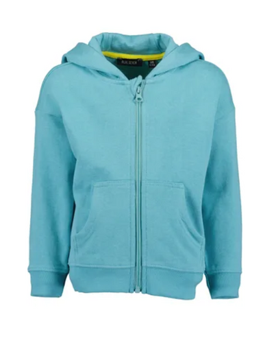 Hoodie Blue Seven con capucha diseño de monstruo color celeste para niño