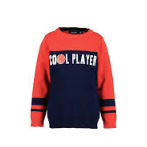 Pull over Blue Seven  rojo niño