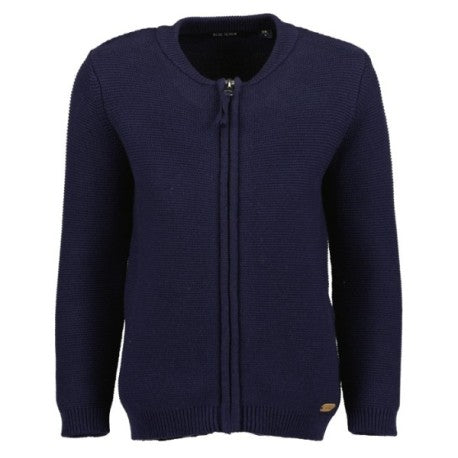 Sueter Blue Seven con zipper color azul para niño