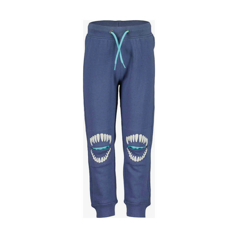 Pants de punto Blue Seven cintura elástica con cordón celeste opaco niño