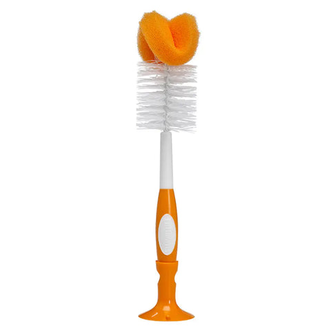 Dr. Brown's - Cepillo para lavar pachas color naranja