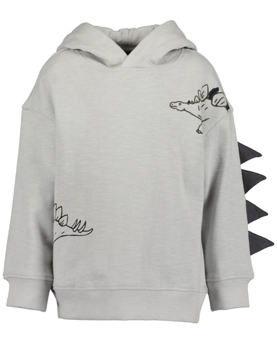 Sudadero Blue Seven diseño de dinosaurio color gris para niño
