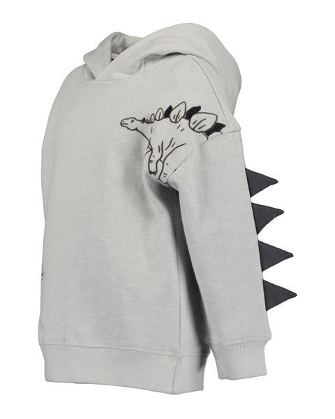 Sudadero Blue Seven diseño de dinosaurio color gris para niño