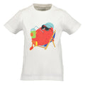 T-shirt Blue Seven manga corta con diseño de papa color blanco para niño