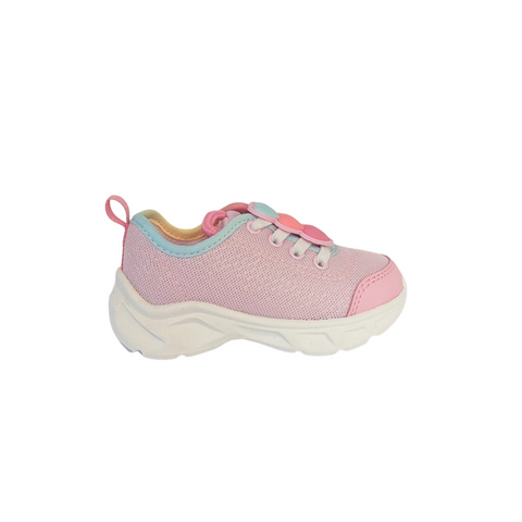 Zapato tenis Carters con cintas HAILEY  rosado niña