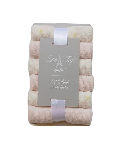 12PK Le Top de toallitas multicolor para niña