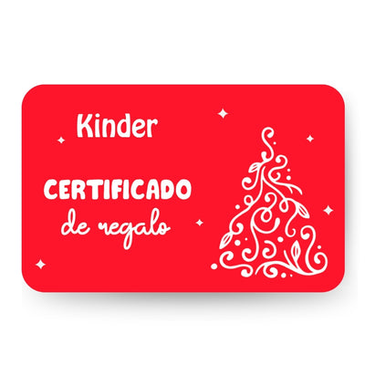 Certificado de Regalo Kinder