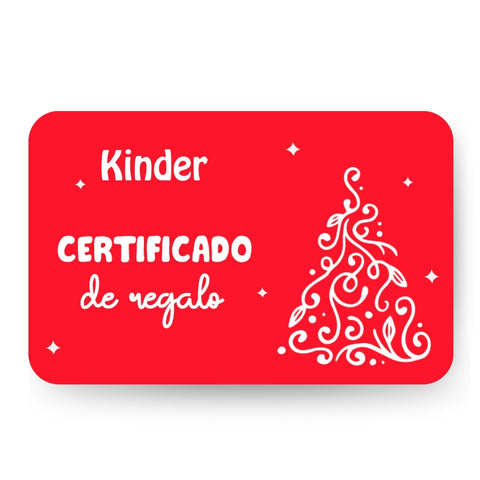 Certificado de Regalo Kinder