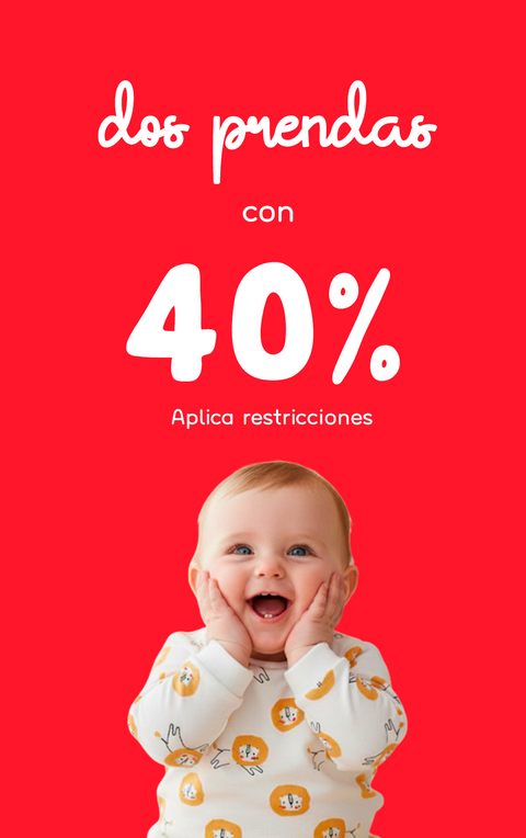 Elige 2 y recibe 40% OFF