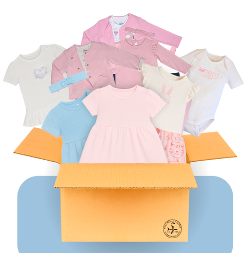 Caja de Ropa Little Girl: Estilo y Comodidad