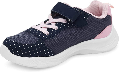 Zapatos tenis Oshkosh Retra con cintas para niña rosado y azul