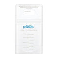 Bolsa vacía Dr. Brown's para leche materna, transparente, con espacio para escribir fecha y nombre