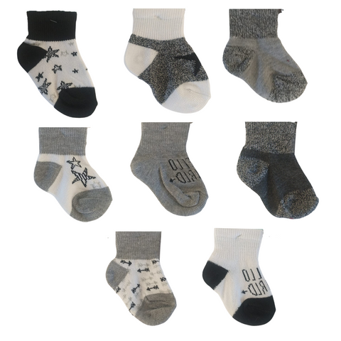 Set de 8 pares de calcetines Baby Gear niño