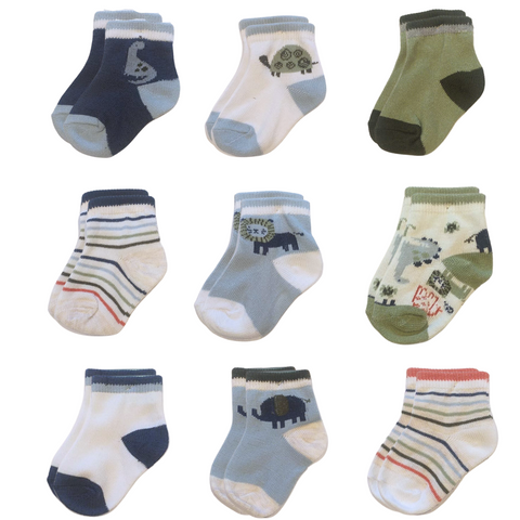 Set de 8 pares de calcetines Baby Gear niño