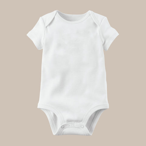 Carters - 5 pack de bodys blancos manga corta