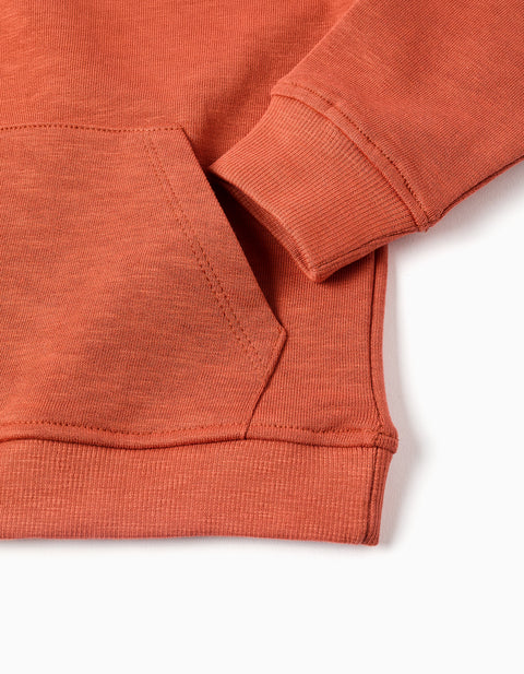 SWEATSHIRT FLEECE, DARK GREEN, 6/9M