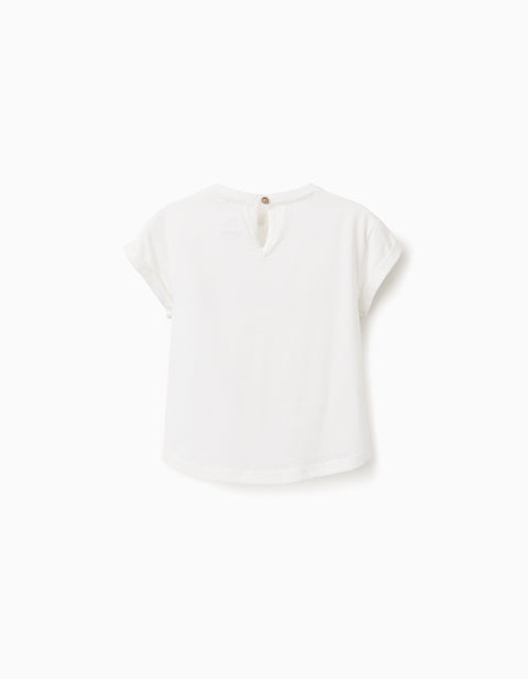 SS TSHIRT JERSEY, WHITE, 12/18M