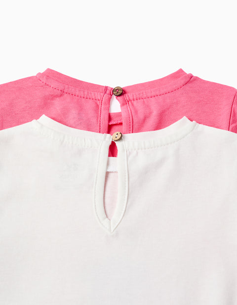 P2 LS TSHIRT, WHITE, 18/24M