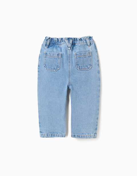 PANTS DENIM, LIGHT BLUE, 12/18M