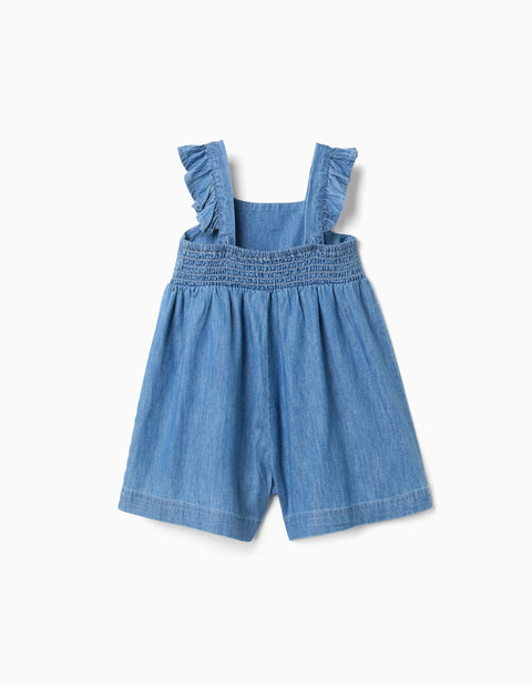 OVERALL DENIM, LIGHT BLUE, 12/18M