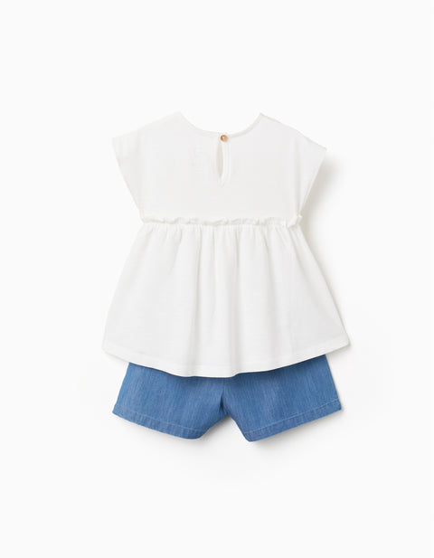2 PC SET, LIGHT BEIGE, 12/18M