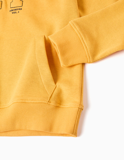 SWEAT FLEECE COTTON, DARK BLUE, 3/4