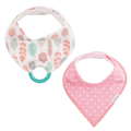 Babero Bandana Dr. Browns Plumas / Puntos Rosado, 2 - pack - Kinder Guatemala - 