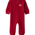Baby My First Christmas Holiday Red Cotton Sleep & Play Pajamas Red - Kinder Guatemala -