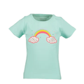 Blusa Blue Seven manga corta con diseño arcoiris para niña - Kinder Guatemala - blusa manga corta