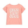 Blusa Carters manga corta estampado flamingo coral niña - Kinder Guatemala - 