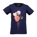 Blusa de manga corta Blue Seven Flamingo Love azul con globos rosa - Kinder Guatemala -