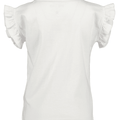 Blusa manga corta Blue Seven Flowers blanca - Kinder Guatemala -