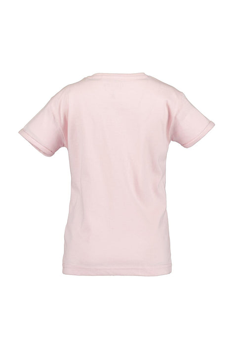 Blusa manga corta Blue Seven Girls Essentials rosada con unicornio - Kinder Guatemala -