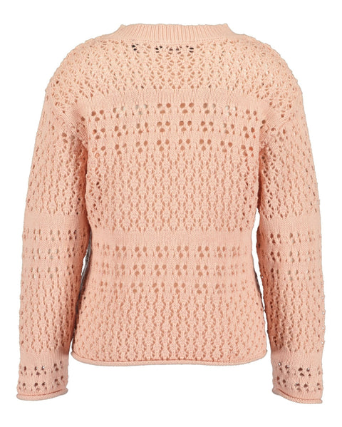 Blusa manga larga de knit Blue Seven Cherry Summer rosado - Kinder Guatemala -