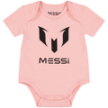 Body deportiva Messi de manga corta logo tee Messi color rosado unisex - Kinder Guatemala - body blanca m/c unidad
