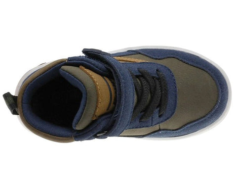 Bota Beppi con cincho de velcro y cintas suela antideslizante color azul para niño - Kinder Guatemala - 