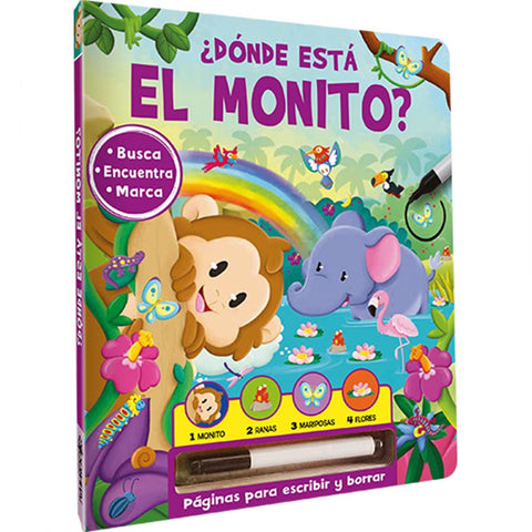 Busca Encuentra Marca - Donde Esta El Monito - Kinder Guatemala - 