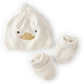 Caja de regalo Carters: gorrito y guantes diseño de pato color beige unisex - Kinder Guatemala - Regalos