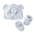 Caja de regalo Carters: gorrito y guantes diseño de perrito color celeste para niño - Kinder Guatemala - Regalos