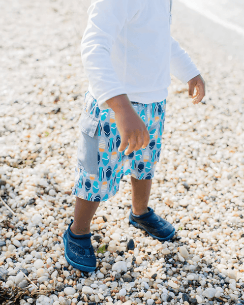 Camisa acuatica Green Sprout con UPF 50+ Eco Zip color blanco unisex - Kinder Guatemala - Traje de baño