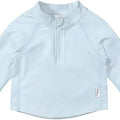 Camisa acuatica Green Sprout con UPF 50+ Eco Zip color celeste unisex - Kinder Guatemala - Traje de baño