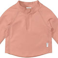 Camisa acuatica Green Sprout con UPF 50+ Eco Zip color coral unisex - Kinder Guatemala - Traje de baño