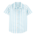 Camisa Carters manga corta a rayas celeste niño - Kinder Guatemala - 